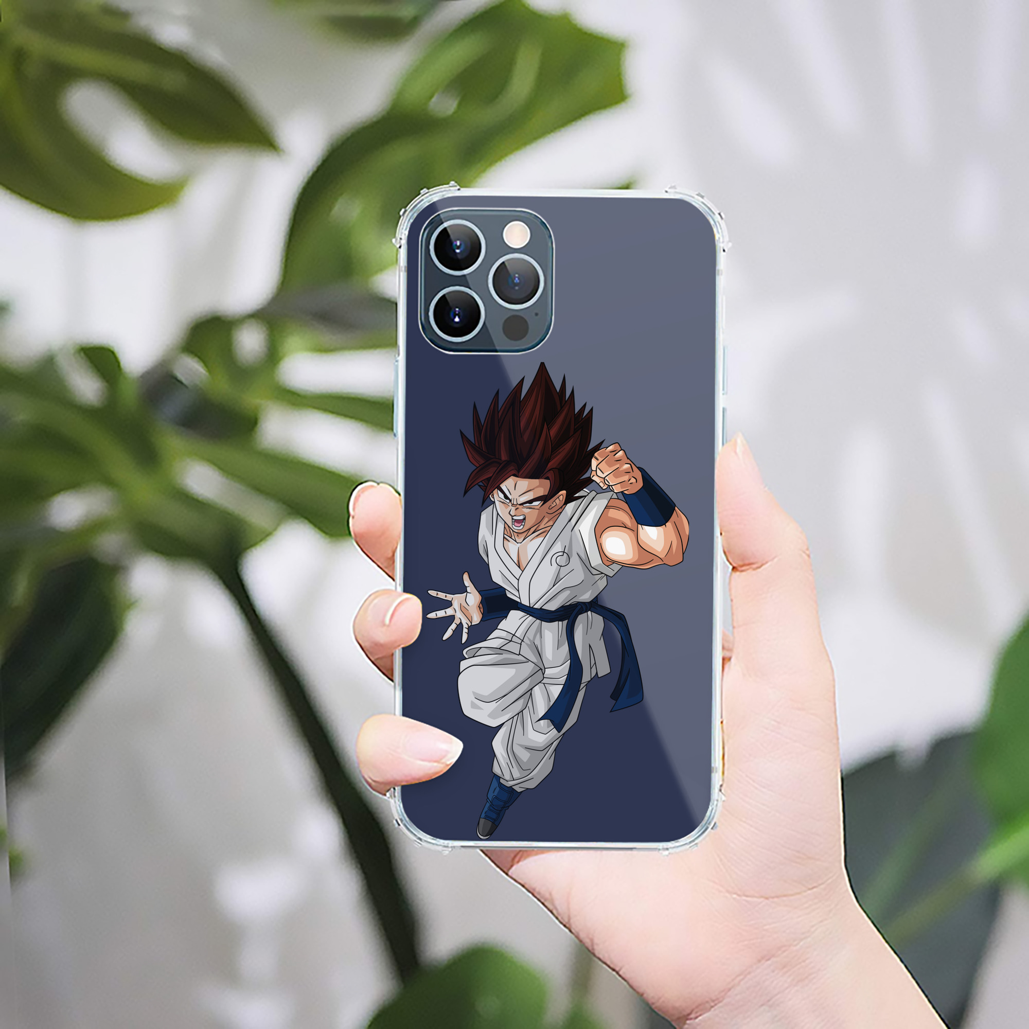 （画像用） ドラゴンボール 孫 悟飯（そんごはん）DRAGON BALL Son Gohan 【iPhone 12シリーズ対応】透明スマホケース（クリアソフトケース）